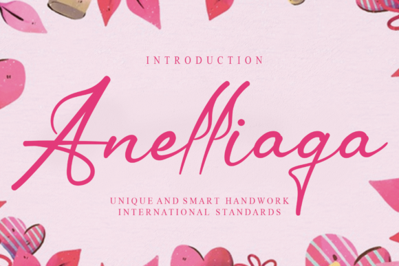 Anelliaga: A Handwritten Font for Editorial Design