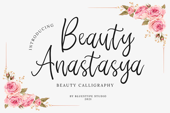 Beauty Anastasya: A Premium Script Font for Web Design