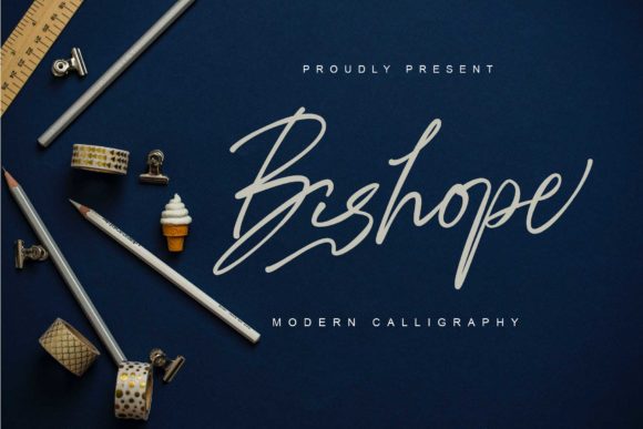 Bishope: An Elegant Handwritten Font for Web Design