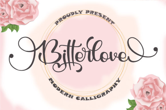 Bitterlove: A Romantic Script Font for Campaigns
