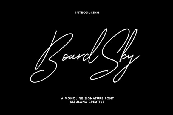 Boardsky: The Handwritten Font for Polished Brand Identity