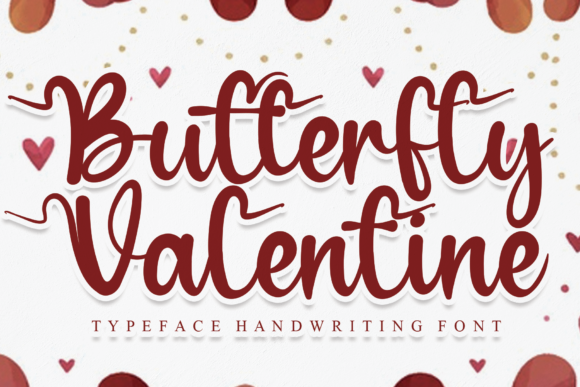 Butterfly Valentine: A Romantic Handwritten Typeface