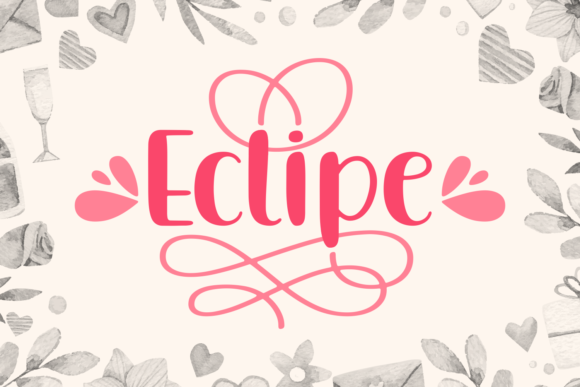 Eclipe: A Whimsical Script Font for Brand Identity