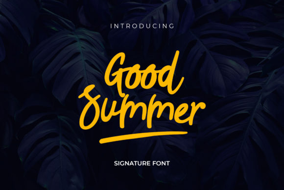Good Summer: A Handwritten Font for Brand Campaigns