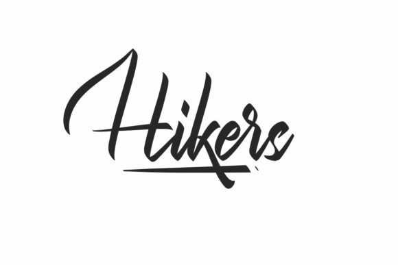 Hikers: A Handwritten Font for Modern Editorial Design