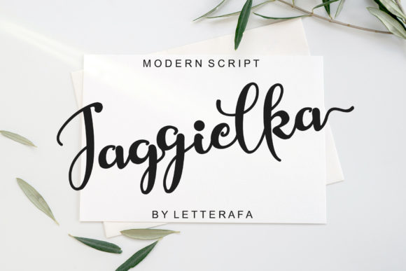 Jaggielka: A Delicate Script Font for Crafters