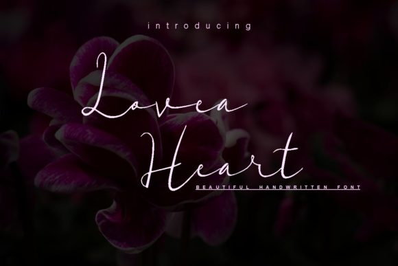 Lovea Heart: A Graceful Handwritten Font for Web Design