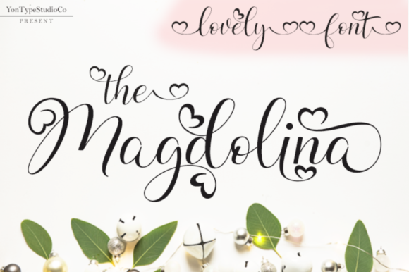 Magdolina: A Romantic Script Font for Campaigns