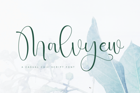 Malvyew: A Premium Script Font for Modern Campaigns