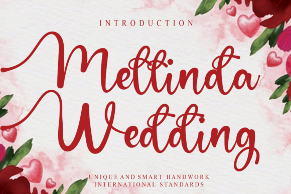 Mellinda Wedding: A Premium Script Font for Your Brand