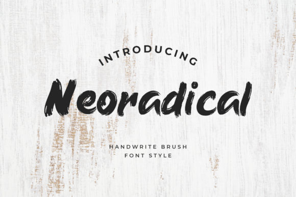 Neoradical: A Brushed Handwritten Font for Bold Campaigns