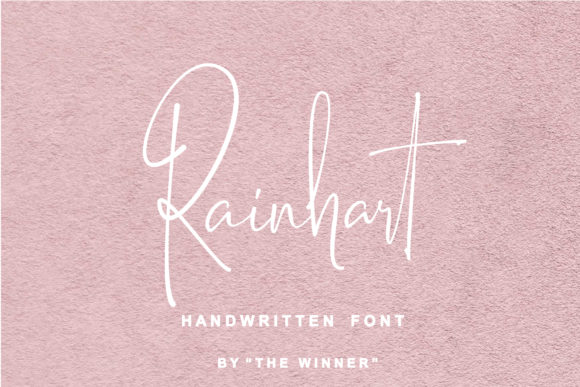 Rainhart: A Classy Script Font for Campaigns