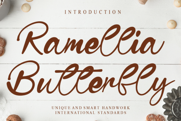 Ramellia Butterfly: An Elegant Script Font for Editorial Design