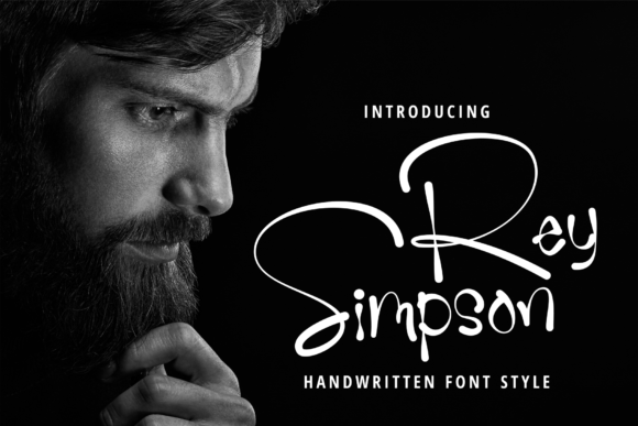 Rey Simpson: A Handwritten Font for Your Brand