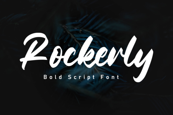 Rockerly: A Modern Script Font for Editorial Design
