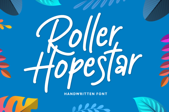 Roller Hopestar: A Handwritten Font for Campaigns
