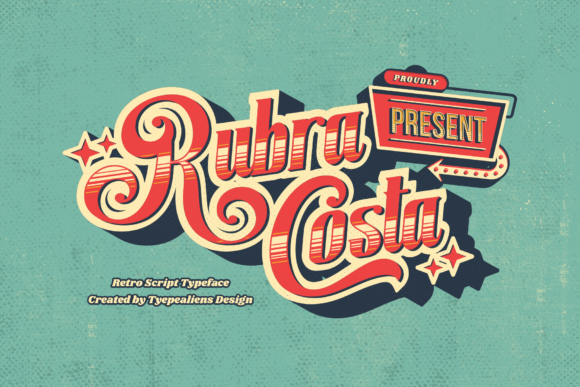 Rubra Costa: A Bold Vintage Handwritten Font Review
