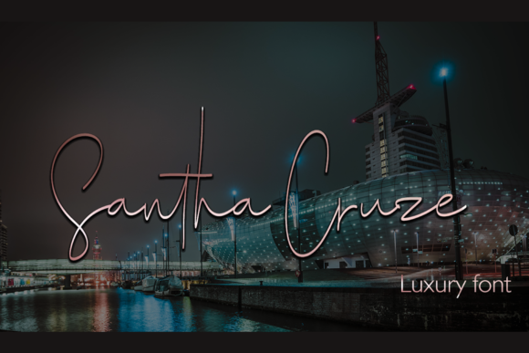 Santha Cruze: A Refined Handwritten Typeface for Editorial Design