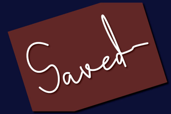 Saved: A Handwritten Font for Authentic Branding