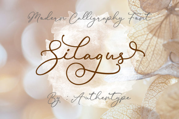 Silagus: A Modern Script Font for Web Design