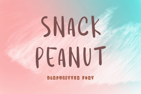 Snack Peanut: The Handwritten Font for Modern Marketing