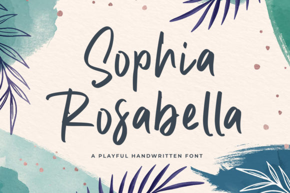 Sophia Rosabella: A Handwritten Font for Web Design