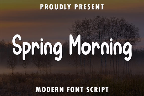 Spring Morning: A Sweet Handwritten Font for Makers