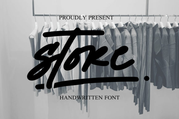 Store: A Fresh Handwritten Font for Editorial Design