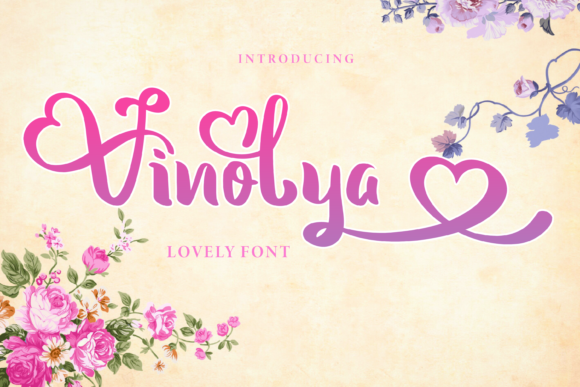 Vinolya: A Romantic Script Font for Your Brand