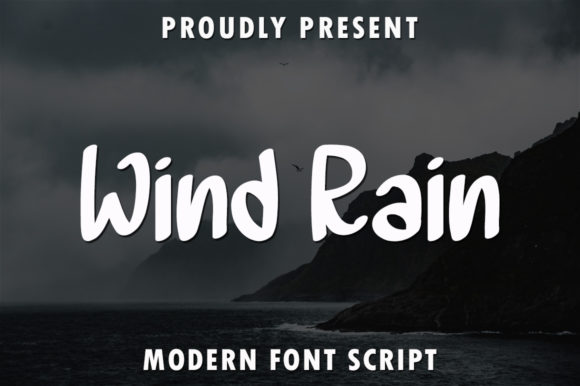 Wind Rain: A Handwritten Font for Editorial Design