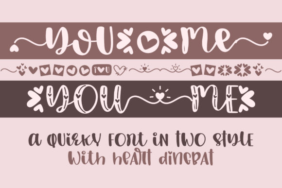 You Me: A Romantic Handwritten Font for Business